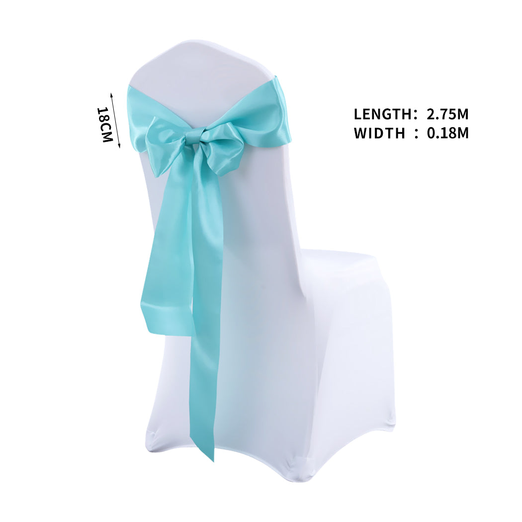 20X Satin Chair Sashes Covers Wedding Navy