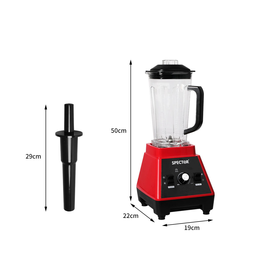 Powerful 2L Commercial Blender Mixer For Smoothies Juices And Food Preparation