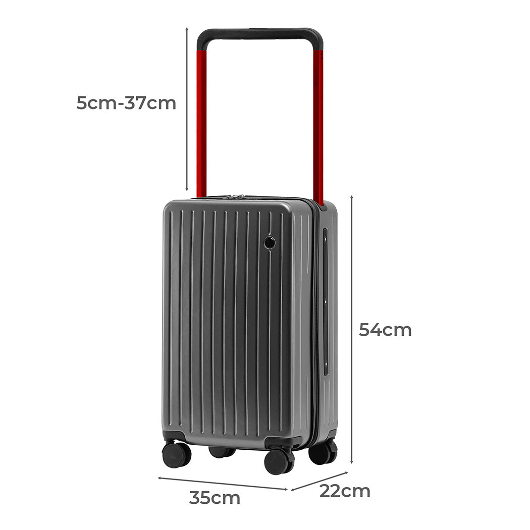 Slimbridge 20" Luggage Wide Handle Tsa Lock Grey
