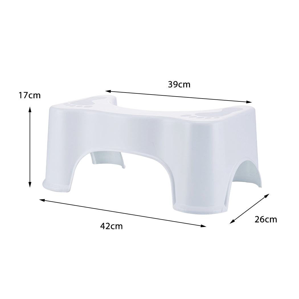 2X Toilet Step Stool Bathroom Potty