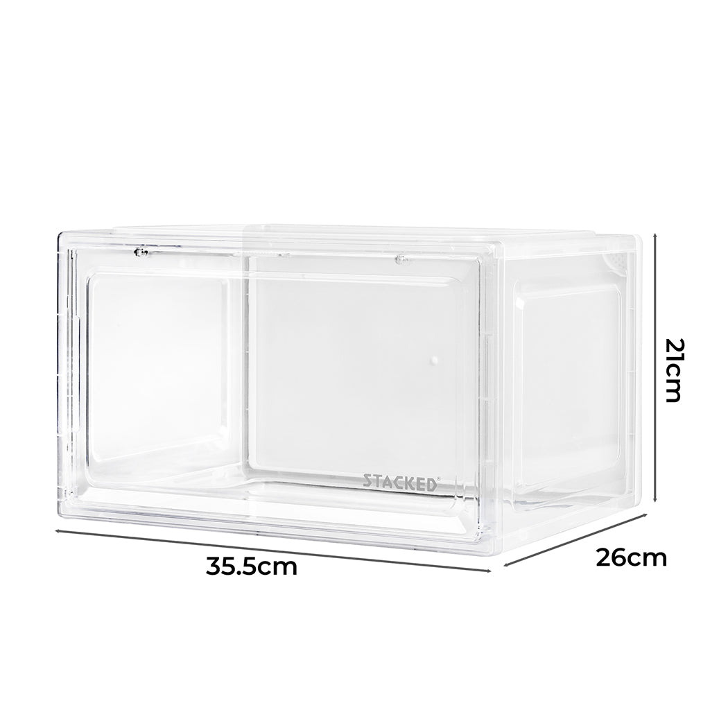 Stacked Shoe Box Acrylic Sneaker Display 1Pc Clear