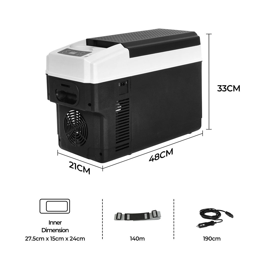Spector Car Fridge 12V Mini Refrigerator Freezer Camping Travel Cooler