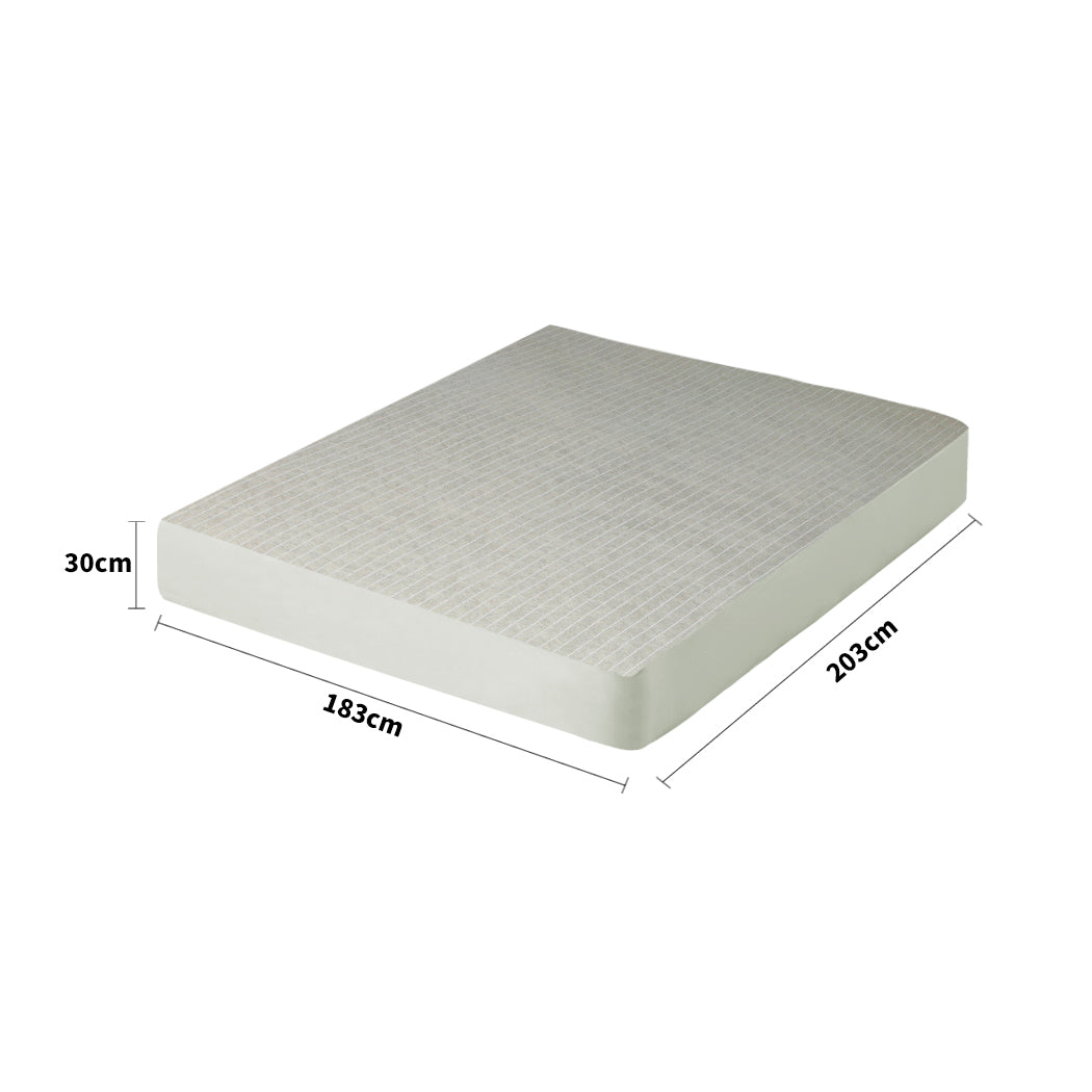 Dreamz King Mattress Protector Pillowcases Grey