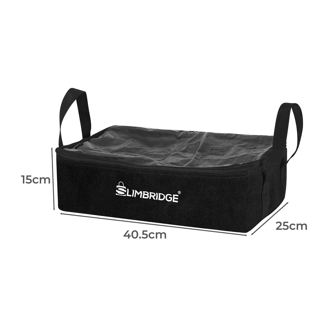 Slimbridge 3Pcs Camping Canvas Storage Black