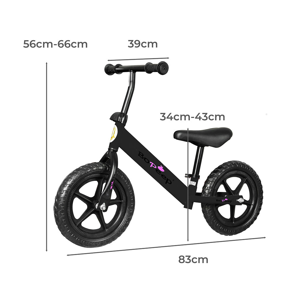 Bopeep Kids Balance Bike Ride On Toys