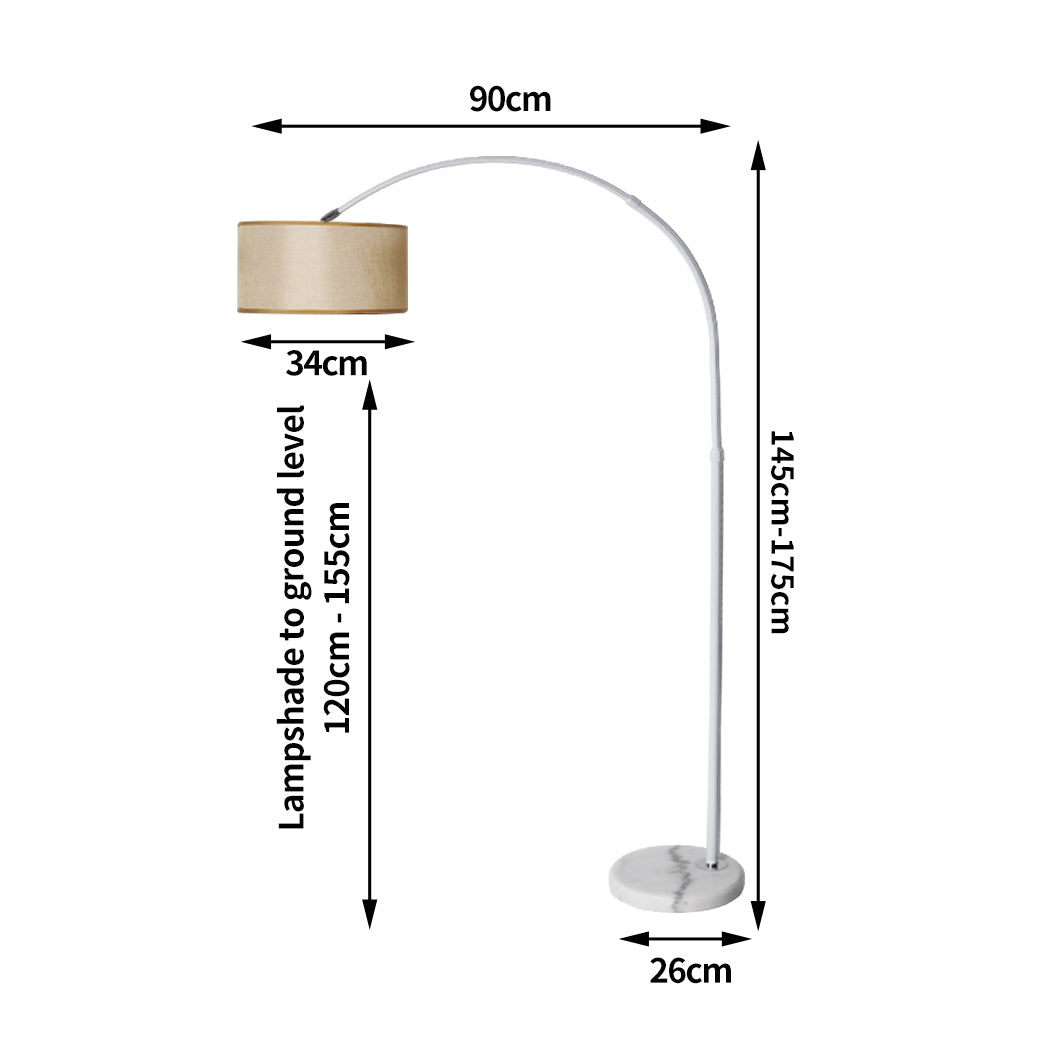 Emitto Modern Led Floor Lamp Reading Black