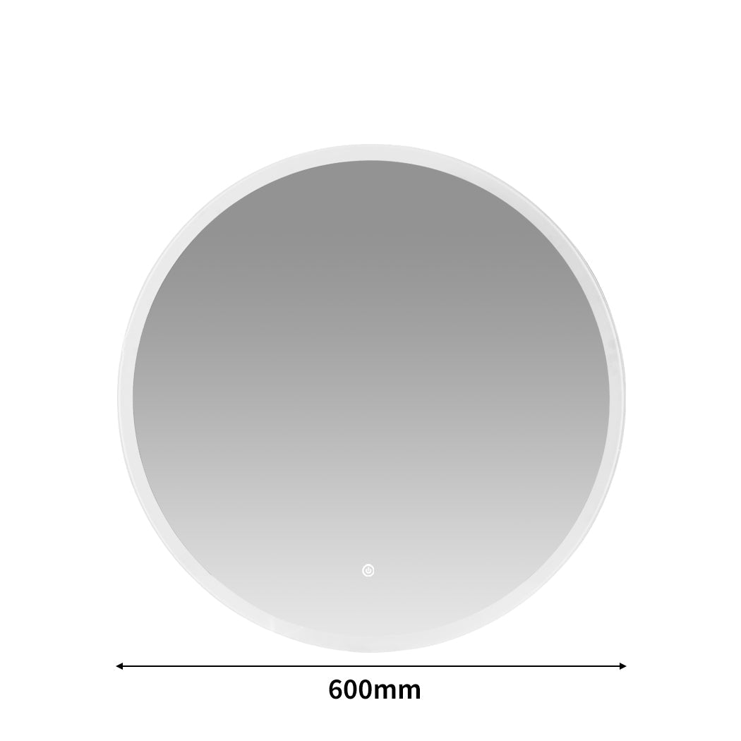 Emitto Led Wall Mirror Round Anti Fog 60Cm