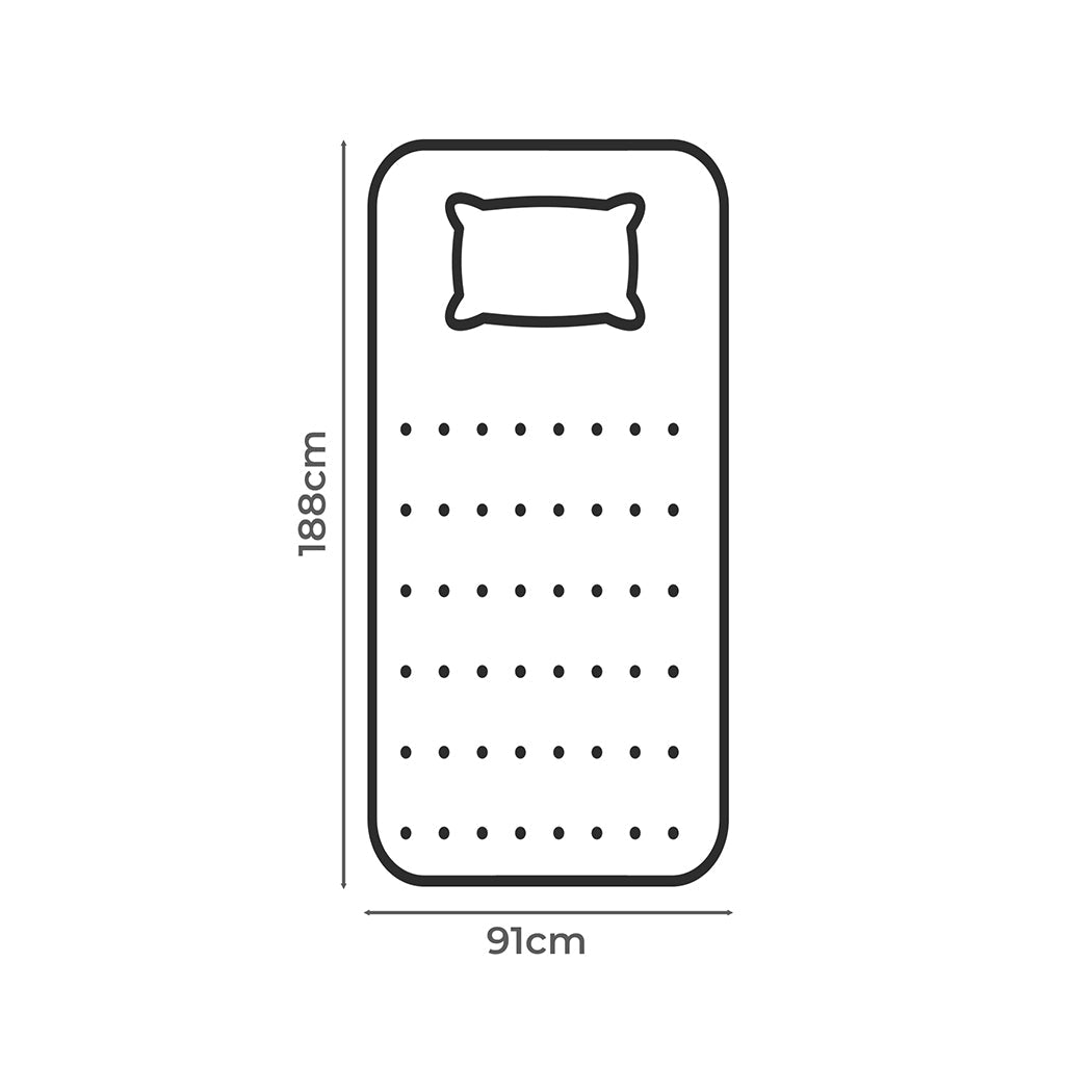 Dreamz Pillowtop Mattress Topper Thickness 5Cm