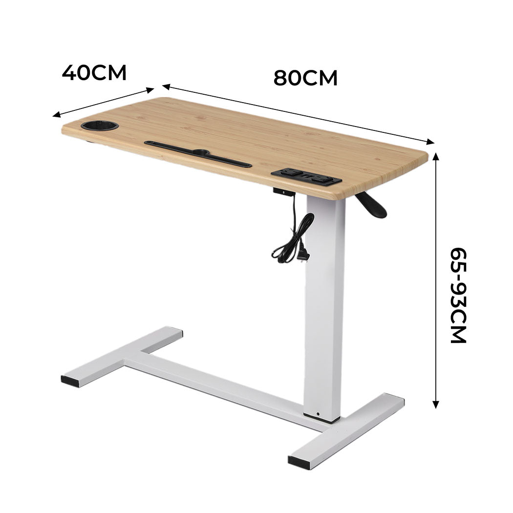 Standing Desk Height Adjustable Oak