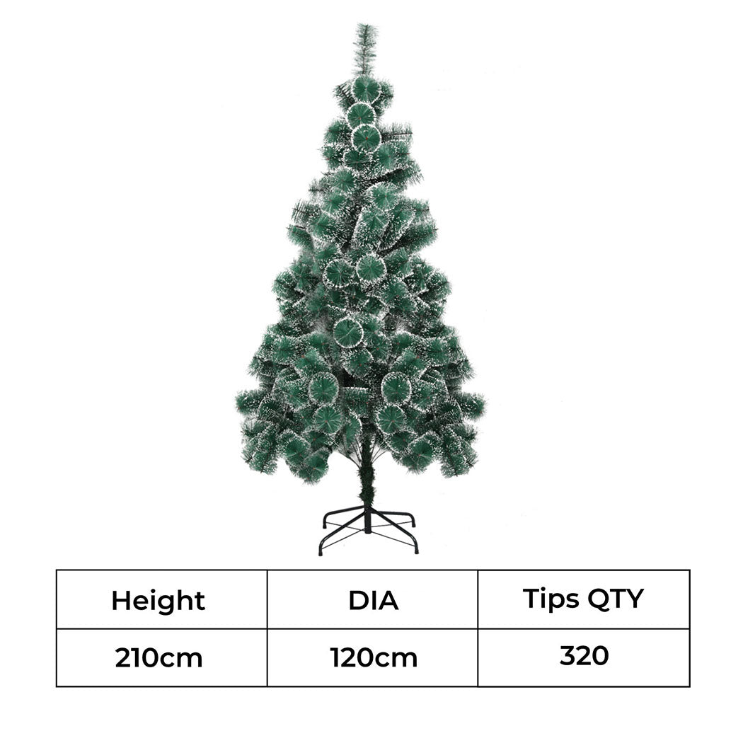Santaco 2.1M 320 Tips Christmas Tree Full Pine Needle