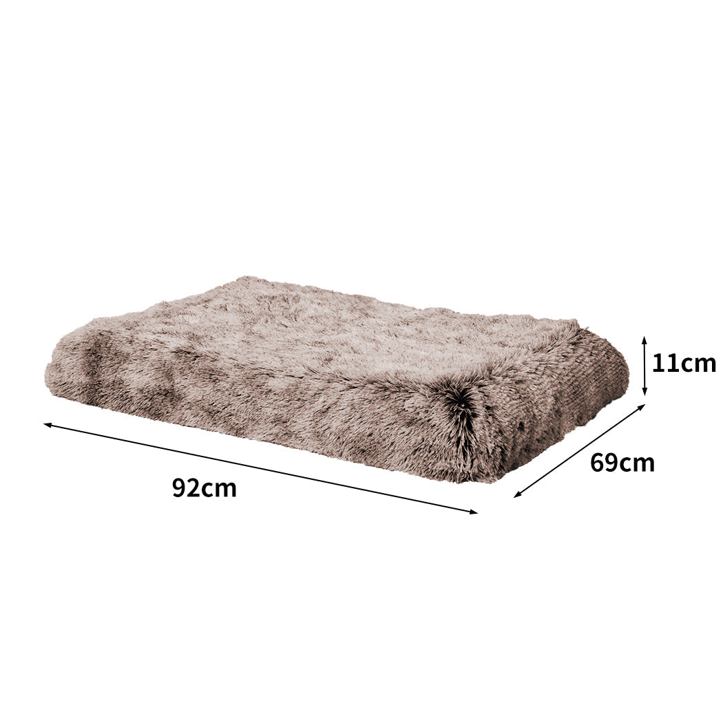 Pawz Dog Mat Pet Calming Bed Memory Coffee Medium