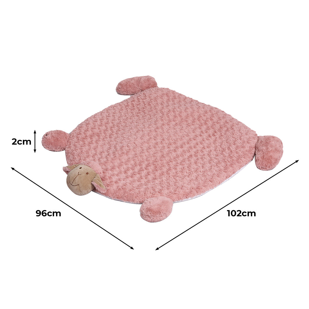 Pawz Pet Bed Cat Calming Beds Dog Squeaky L Pink Large