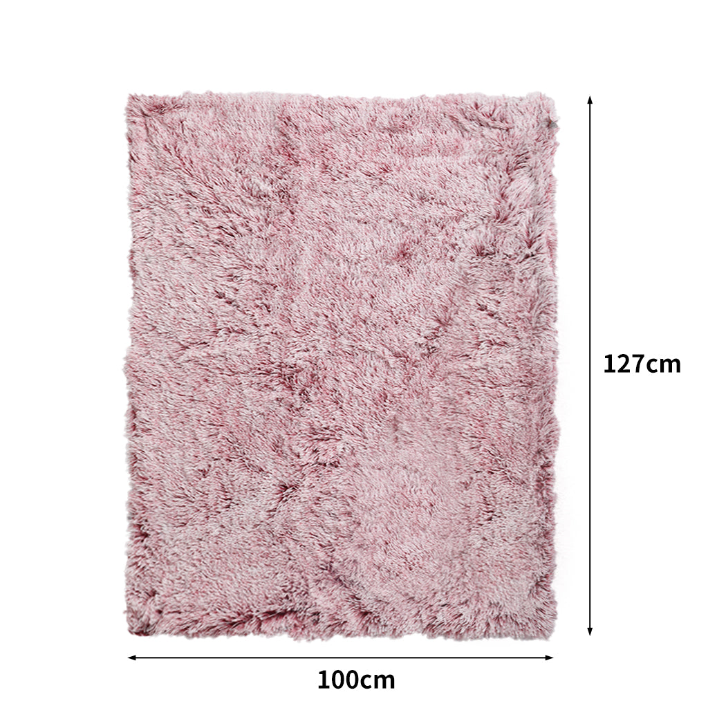 Pawz Dog Blanket Pet Cat Mat Puppy Warm Pink