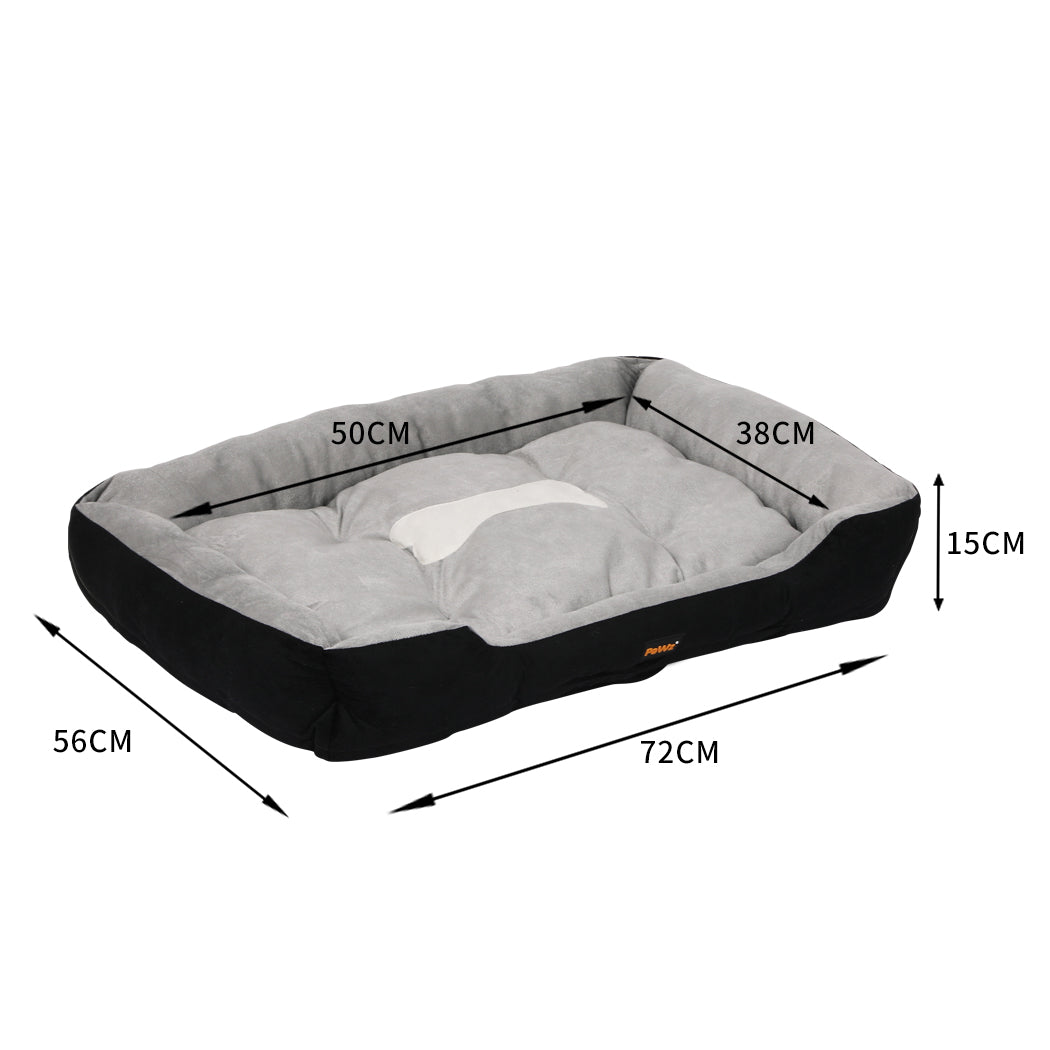 Pawz Pet Bed Dog Beds Bedding Mattress L Black Large