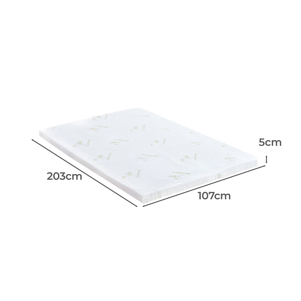 Dreamz 5Cm Thickness Cool Gel Memory King Single