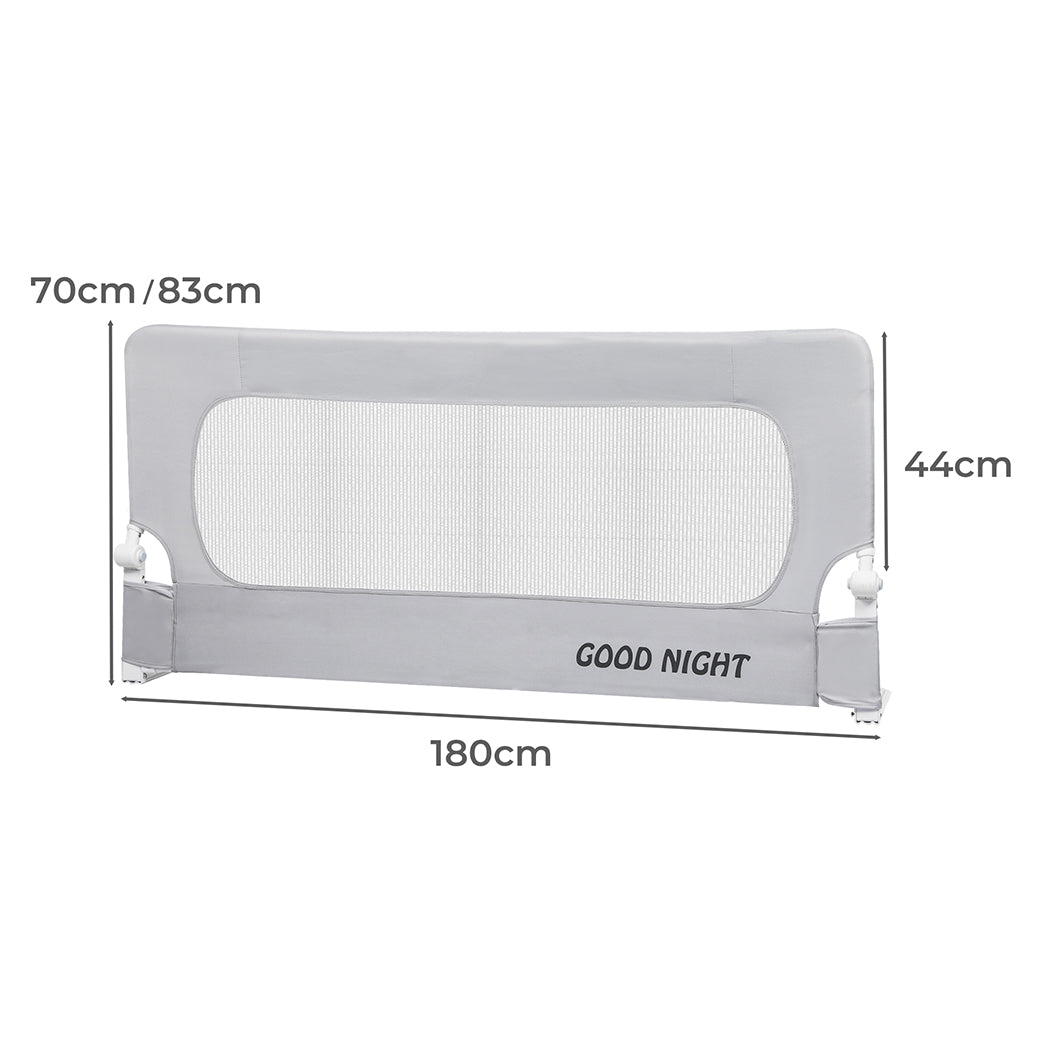Bopeep Medium Bed Rail For Little One Kids Safety Folding Mesh Guard Protection