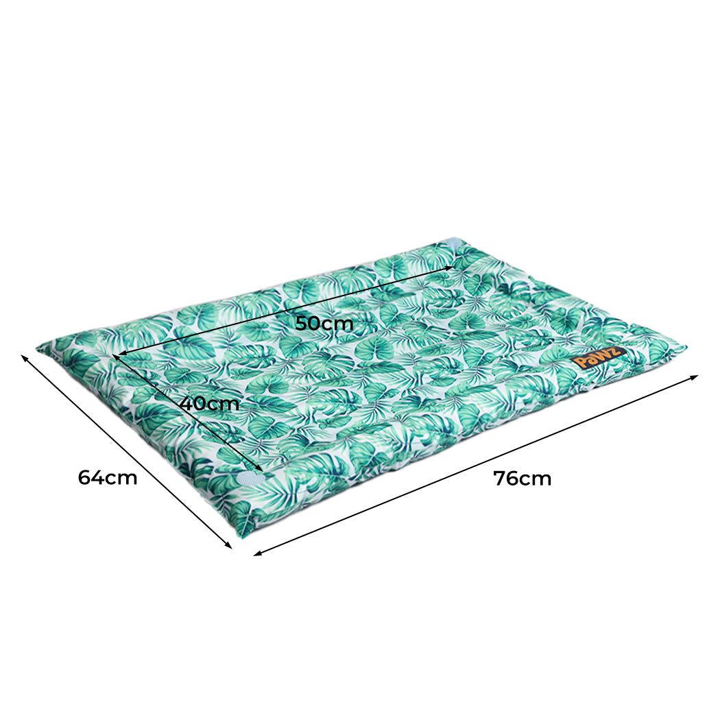 Pawz Pet Cool Gel Mat Cat Bed Dog Bolster L Large