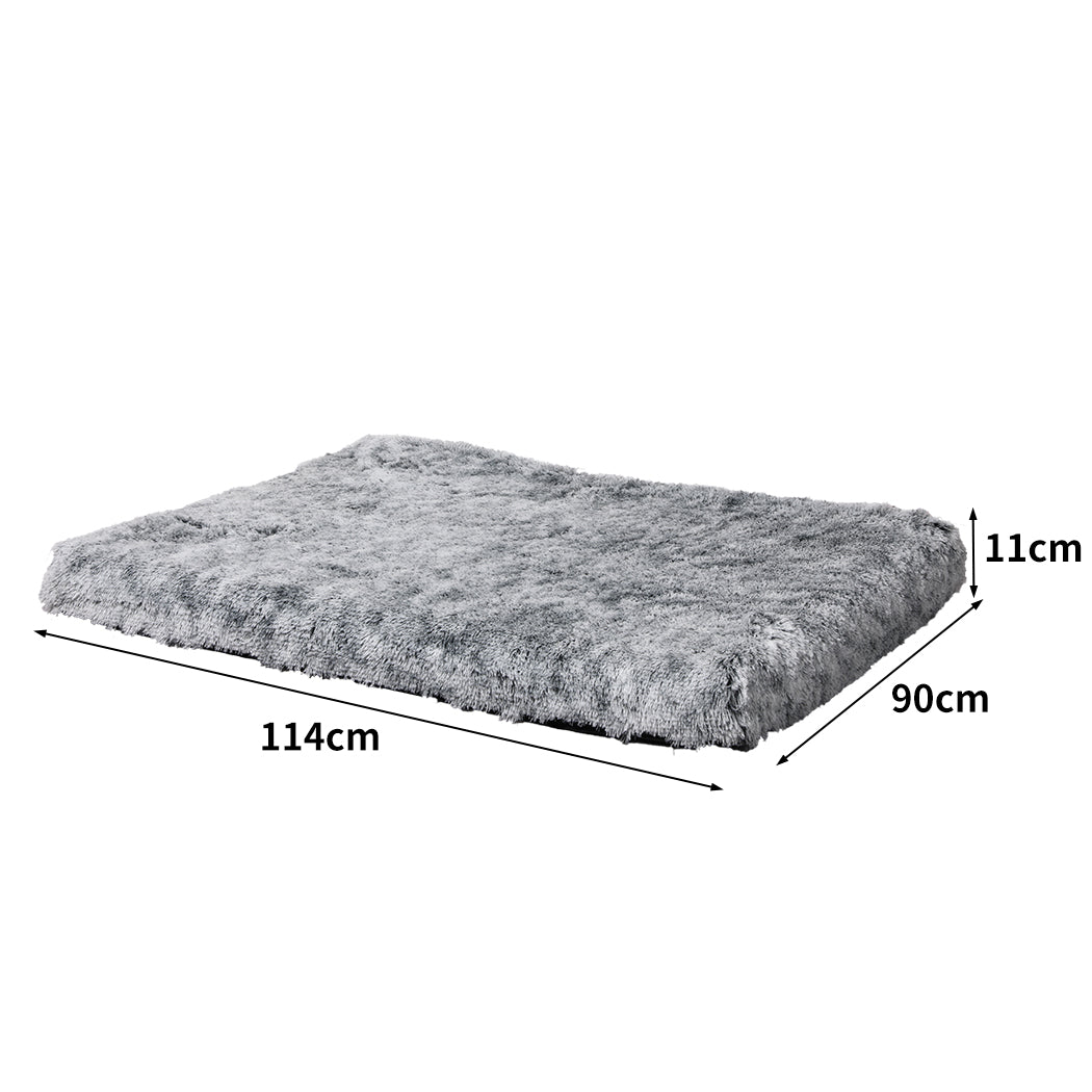 Pawz Dog Mat Pet Calming Bed Memory L Charcoal Large