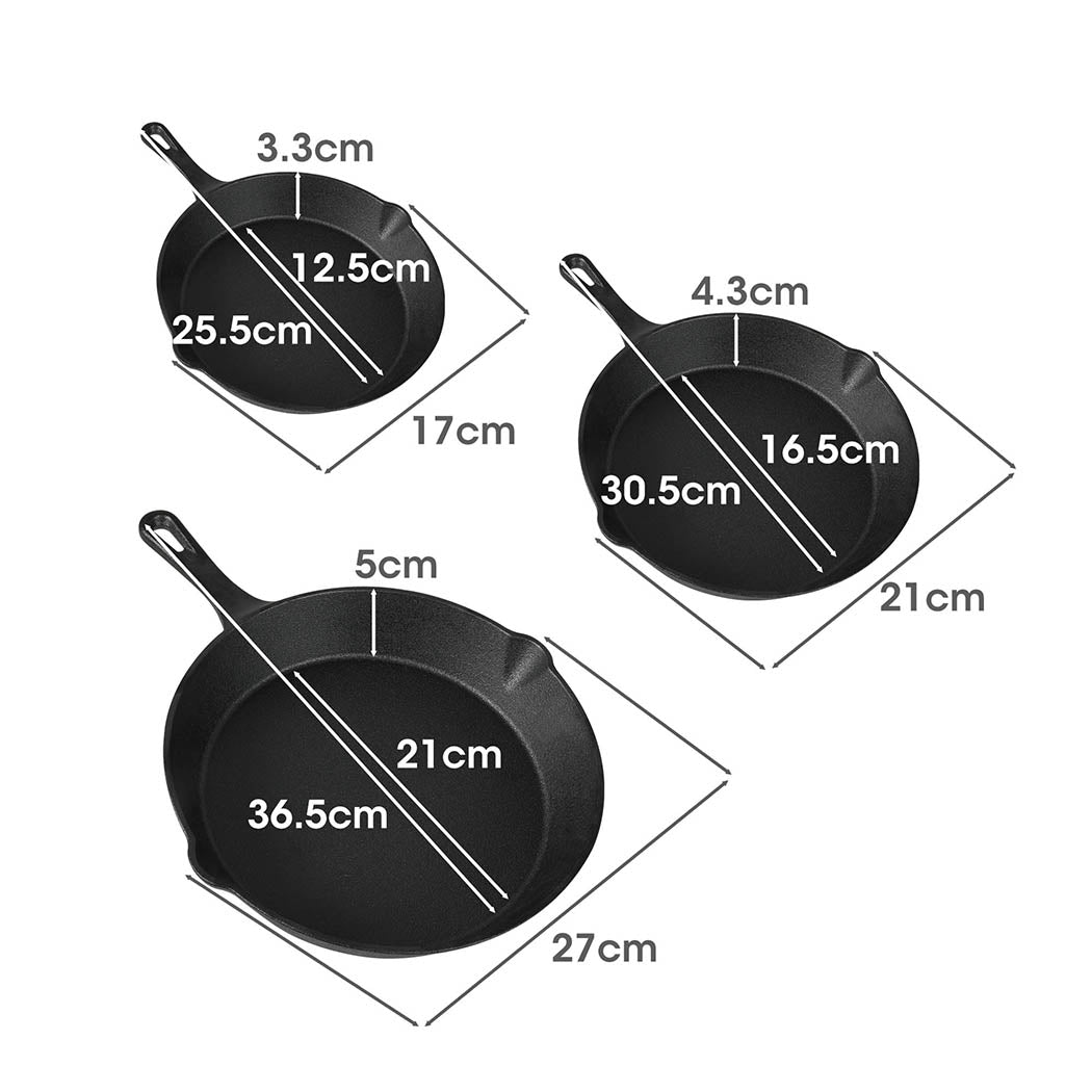 Toque Non Stick Frying Pan Set 3Pcs