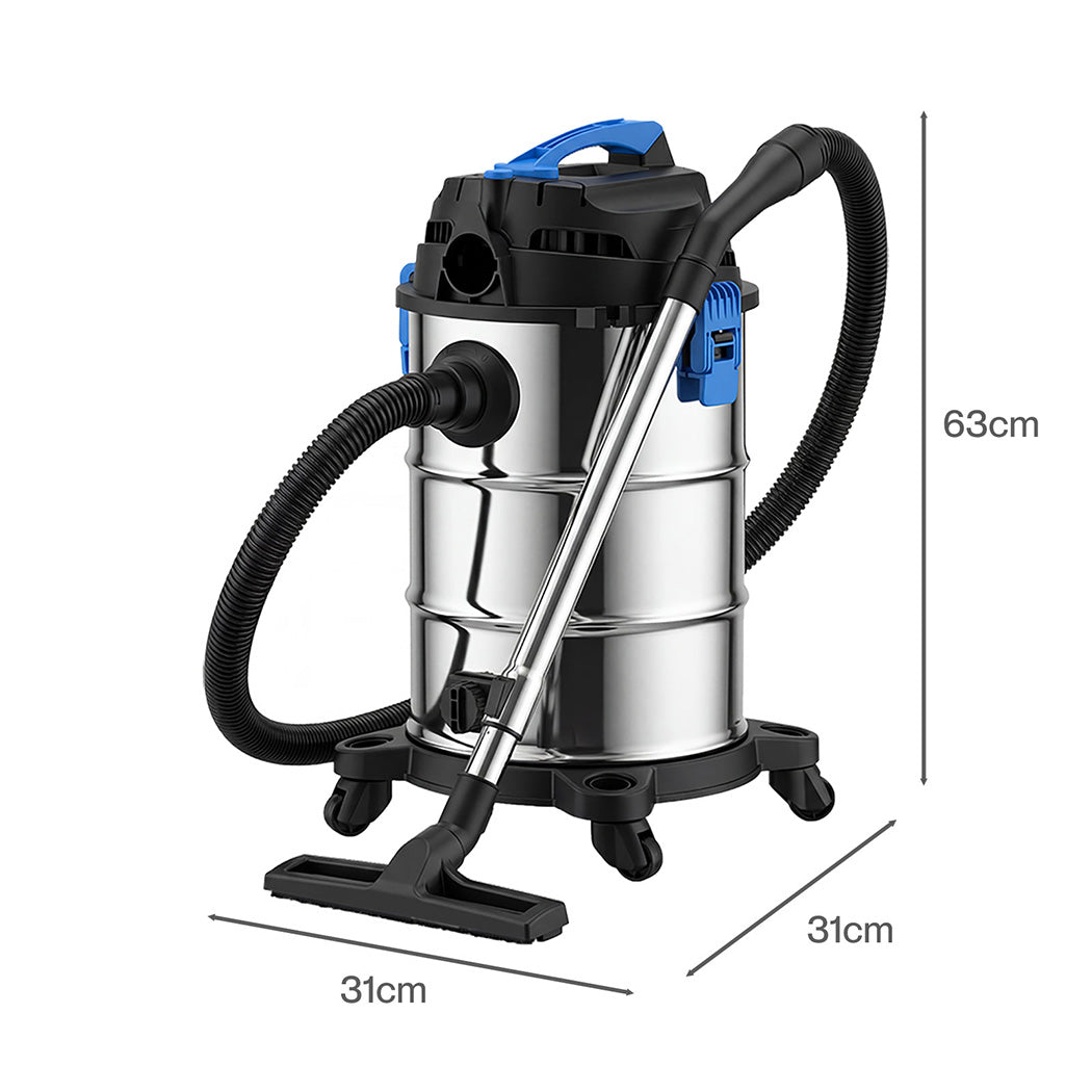 Spector 30L Wet Dry Vacuum Cleaner With Blower & Pto Outlet