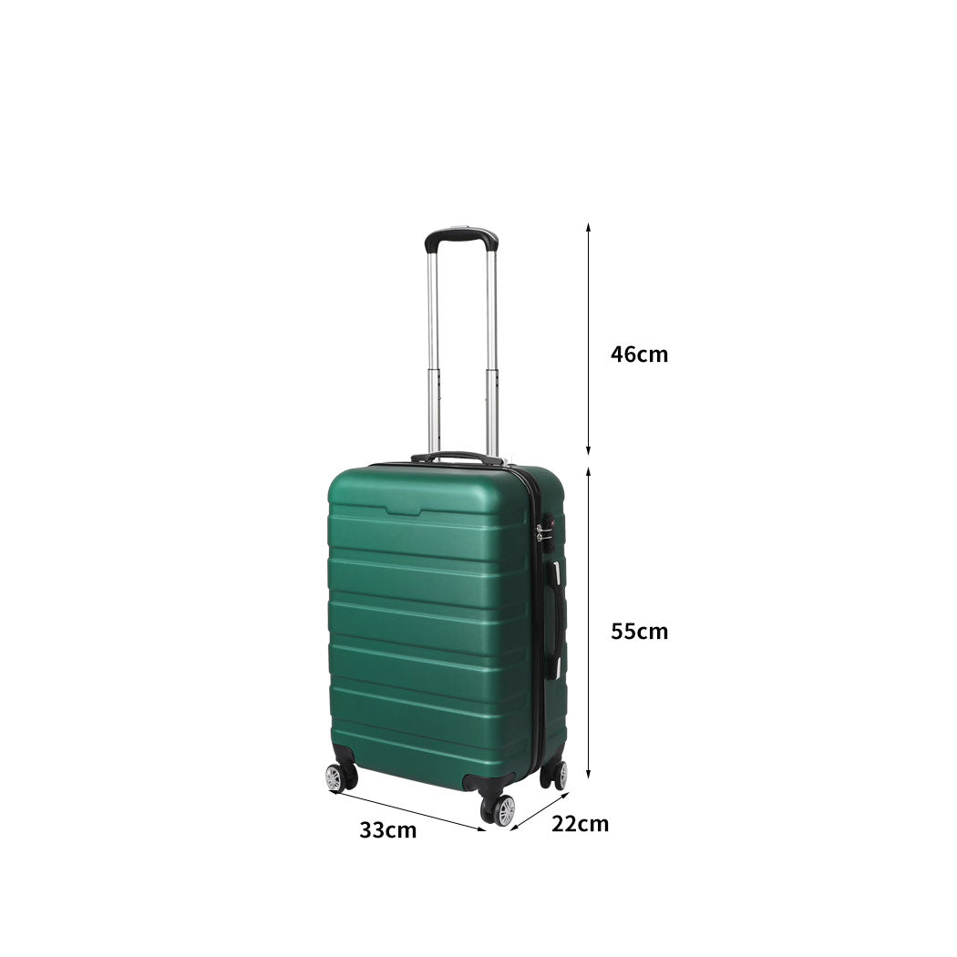 Slimbridge 20" Carry On Luggage Case Black Inch
