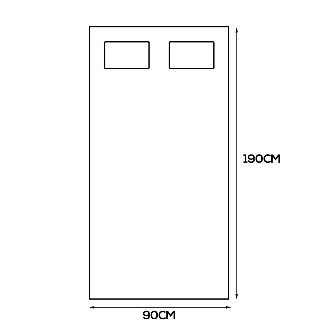 Dreamz Bamboo Pillowtop Mattress Topper Double