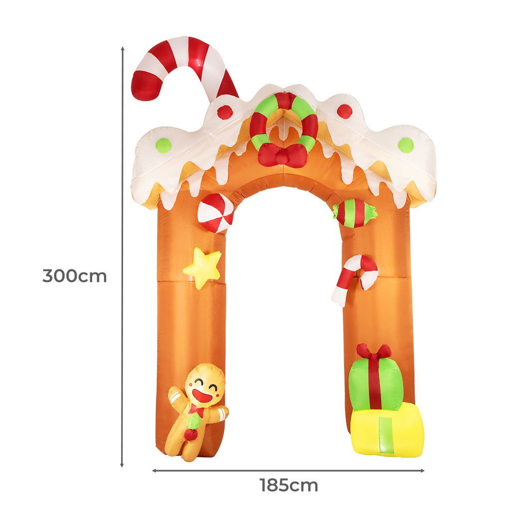 Santaco Christmas Inflatable Lighted