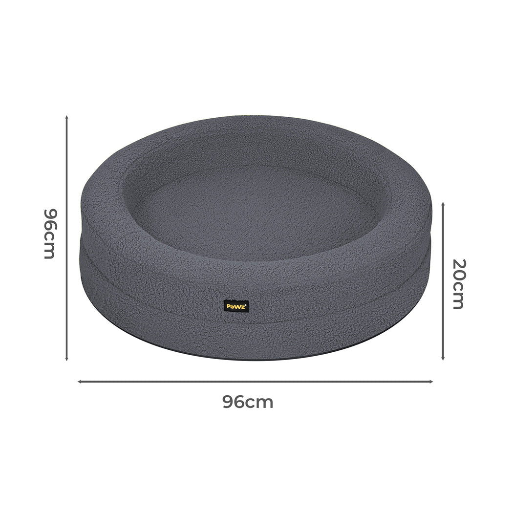 Pawz Pet Orthopedic Calming Bed Memory Foam Dog Sofa