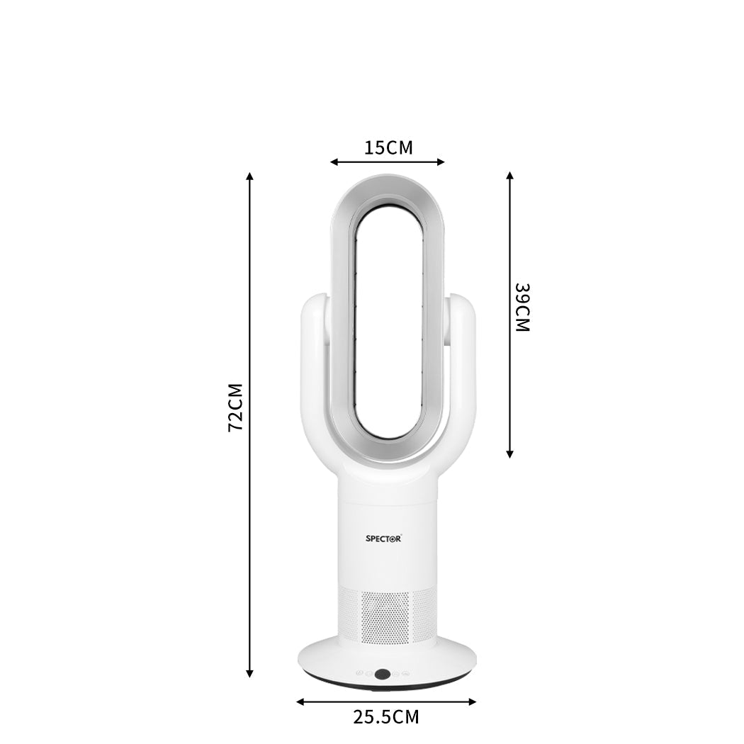 Spector Bladeless Fan Electric Cooler Silver