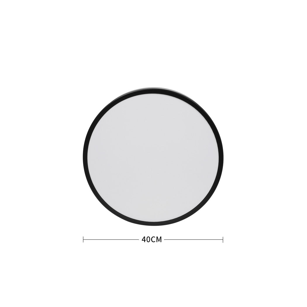 Emitto 3 Colour Ultra Thin 5Cm Led Ceiling 60W Black