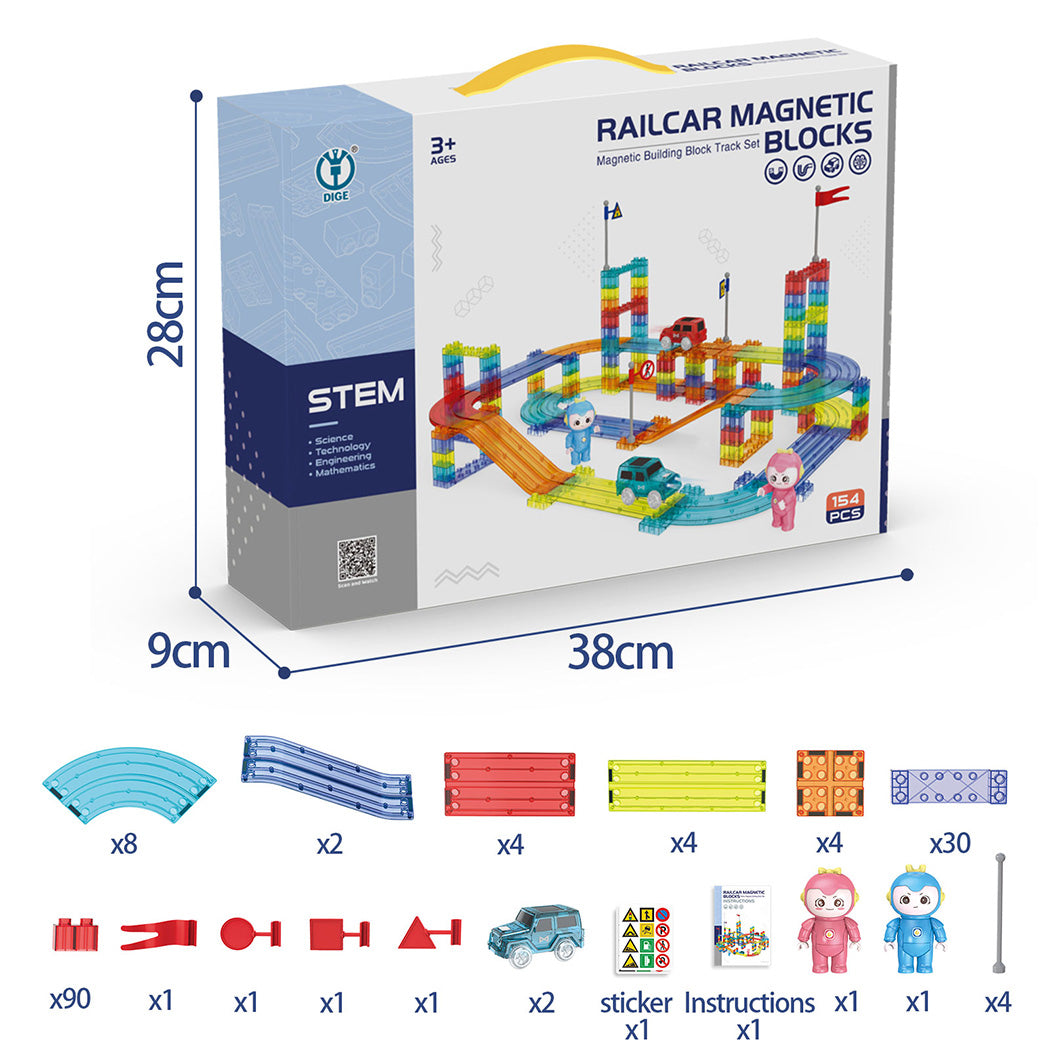 1 Sets of Hod Health & Home Kids Magnetic Tiles Blocks One Size