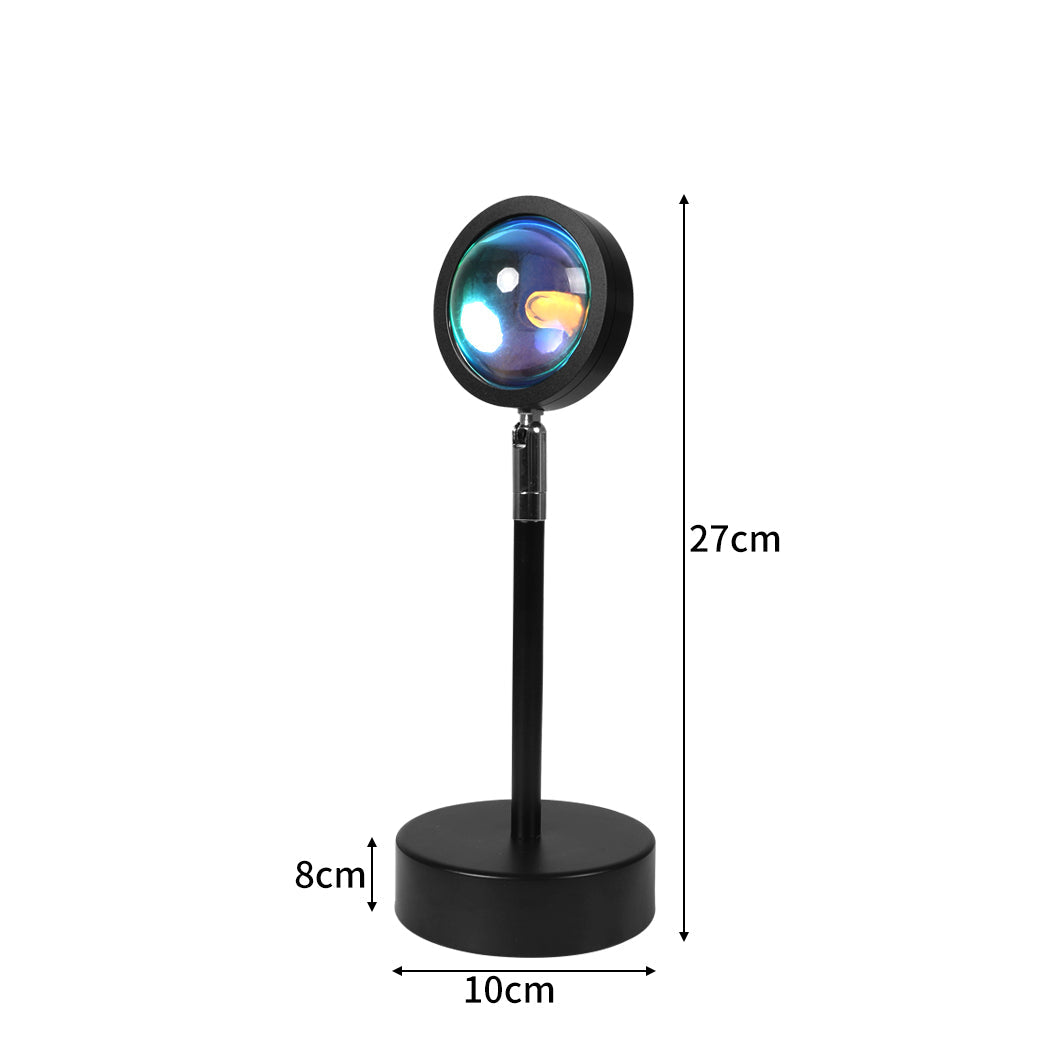 Emitto Rainbow Sunset Projection Lamp