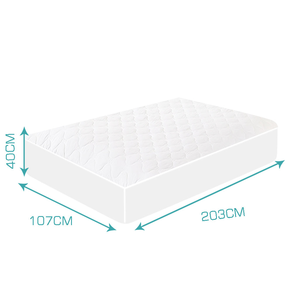 Dreamz Fitted Waterproof Bed Mattress Double