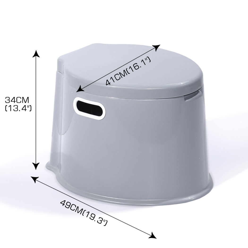 6L Camping Toilet Outdoor Potty For Travel Hiking Rv And Beach Use