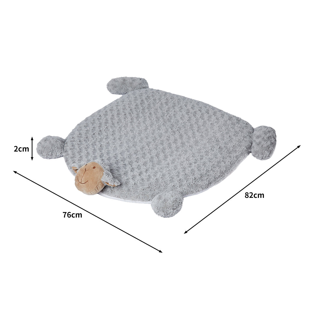 Pawz Pet Bed Cat Calming Dog Squeaky M Grey Medium