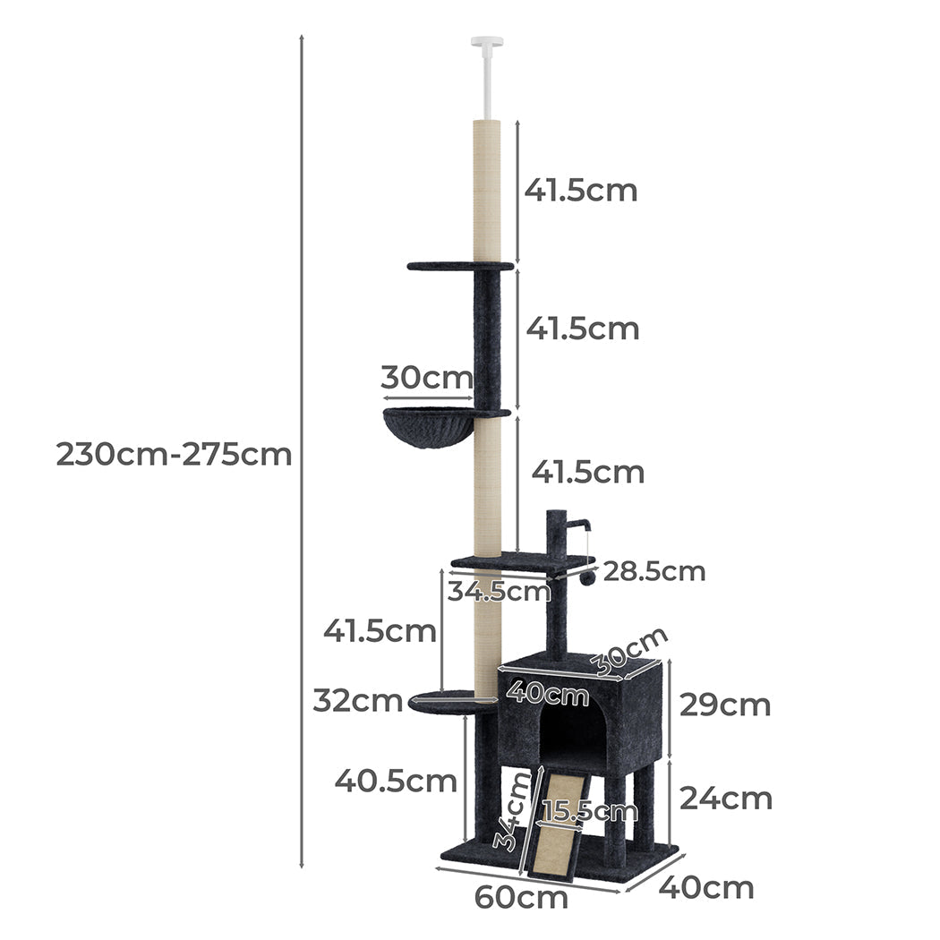 Pawz Cat Tree Scratching Post Scratcher Hammock Condo