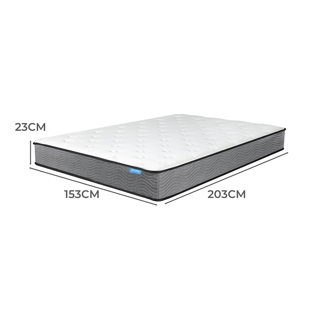 Dreamz Spring Mattress Pocket Bed Top Double