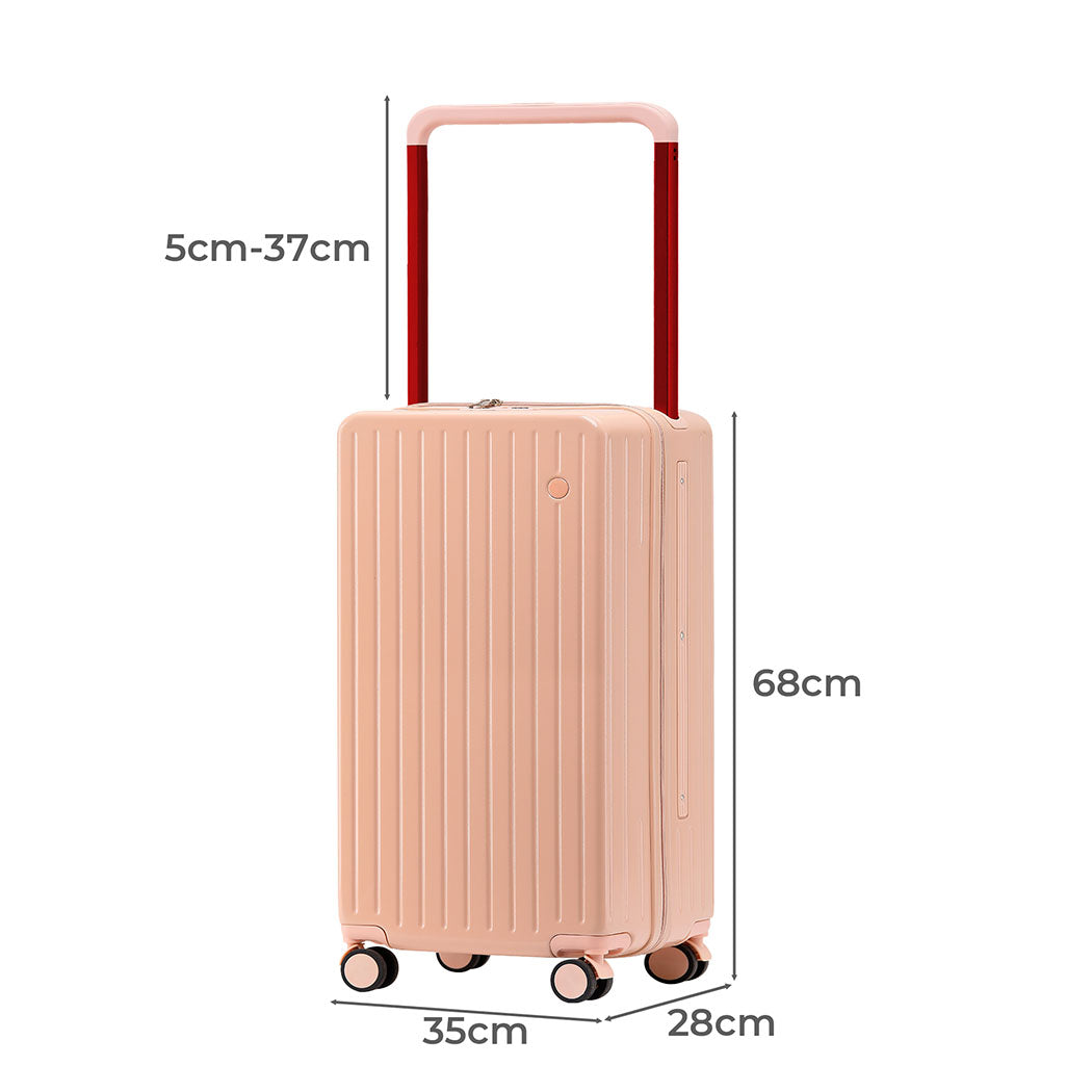 Slimbridge 26" Luggage Wide Handle Hard Case Grey