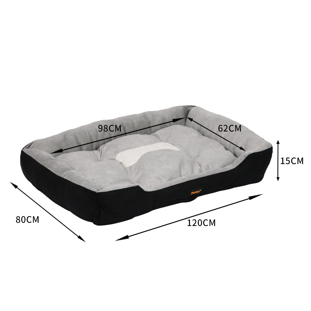 Pawz Pet Bed Dog Beds Bedding Mattress L Black Large