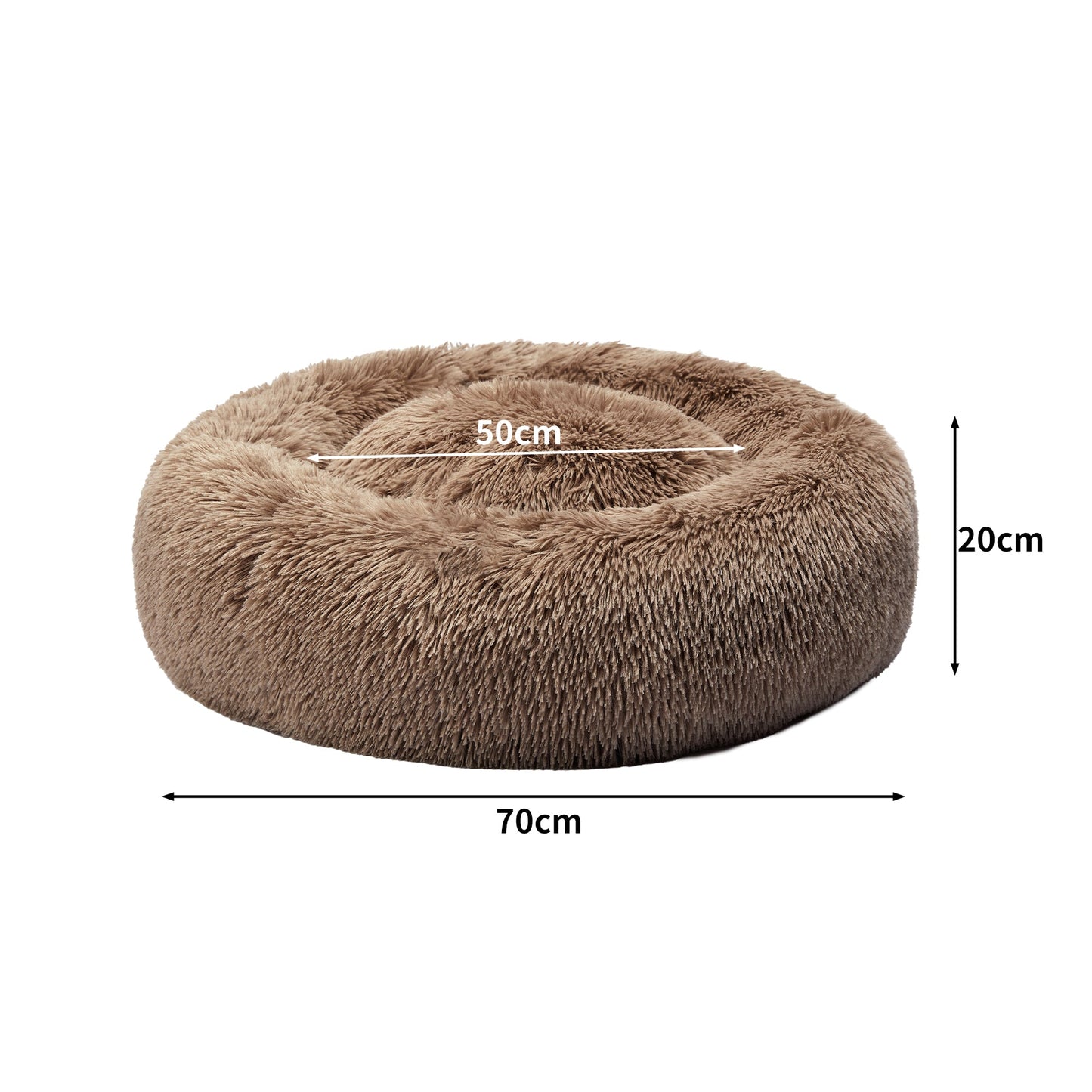 Pawz Pet Bed Mattress Dog Beds Bedding L Brown Large