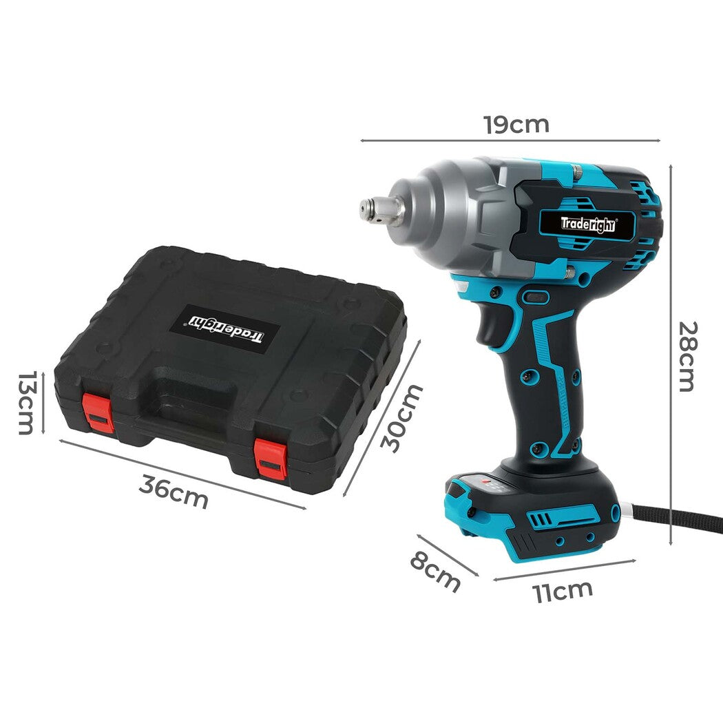 Traderight Cordless Impact Wrench 900N.M 4.0Ah Battery