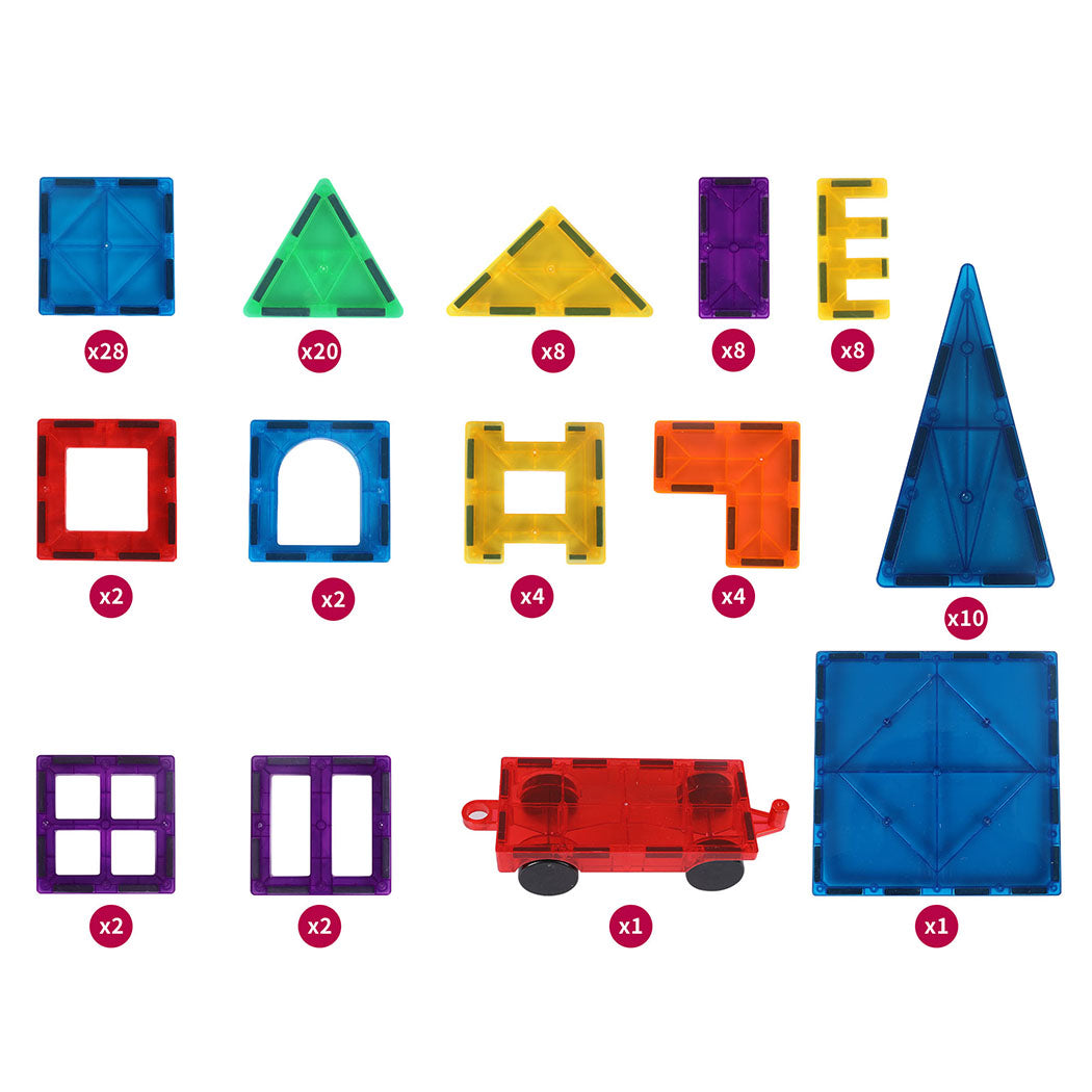 1 Sets of Bopeep 1 Sets Of Kids Mag - Netic Tiles Blocks Building