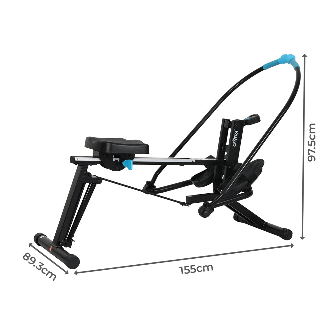 Centra 2 In 1 Rowing Machine Leg Press Workout Fitness
