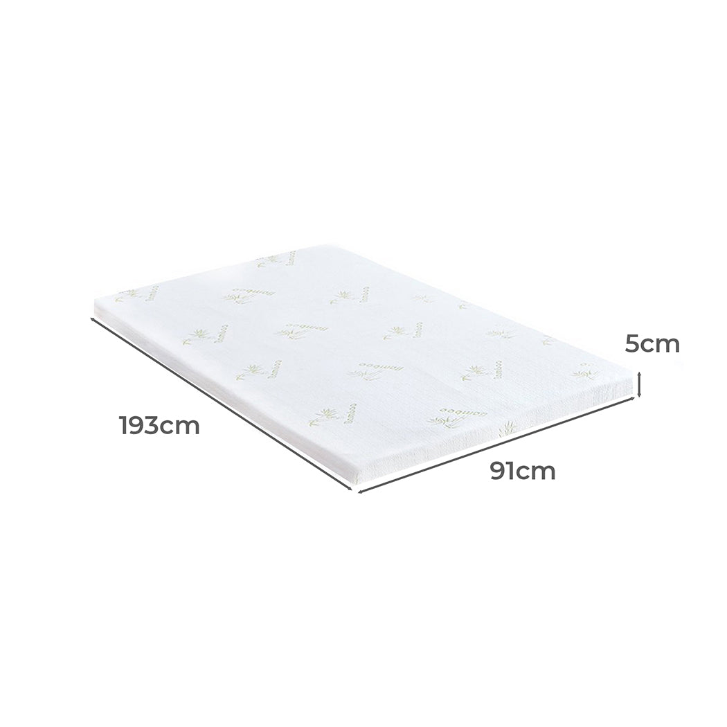 Dreamz 5Cm Thickness Cool Gel Memory Single
