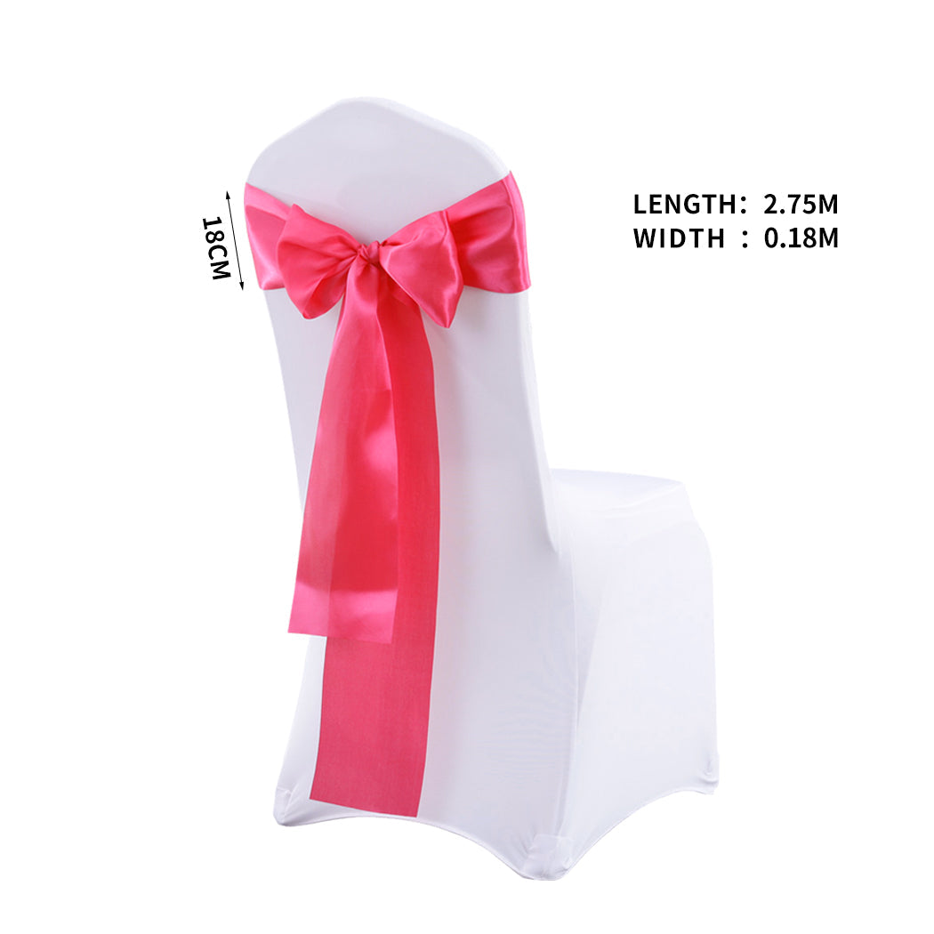 20X Satin Table Runners Chair Sashes Mauve