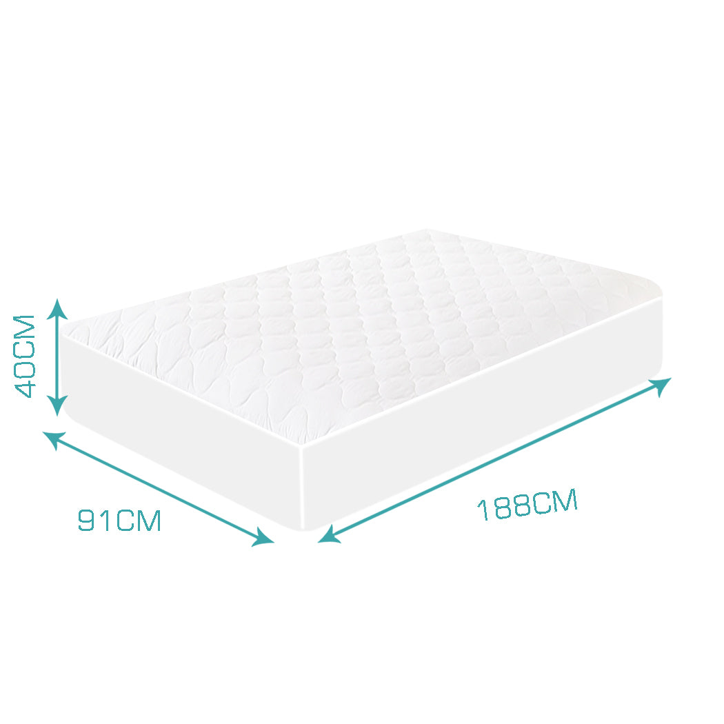 Dreamz Fitted Waterproof Bed Mattress Double