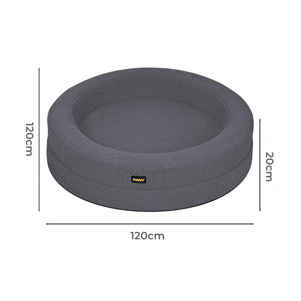Pawz Pet Orthopedic Calming Bed Memory Foam Dog Sofa