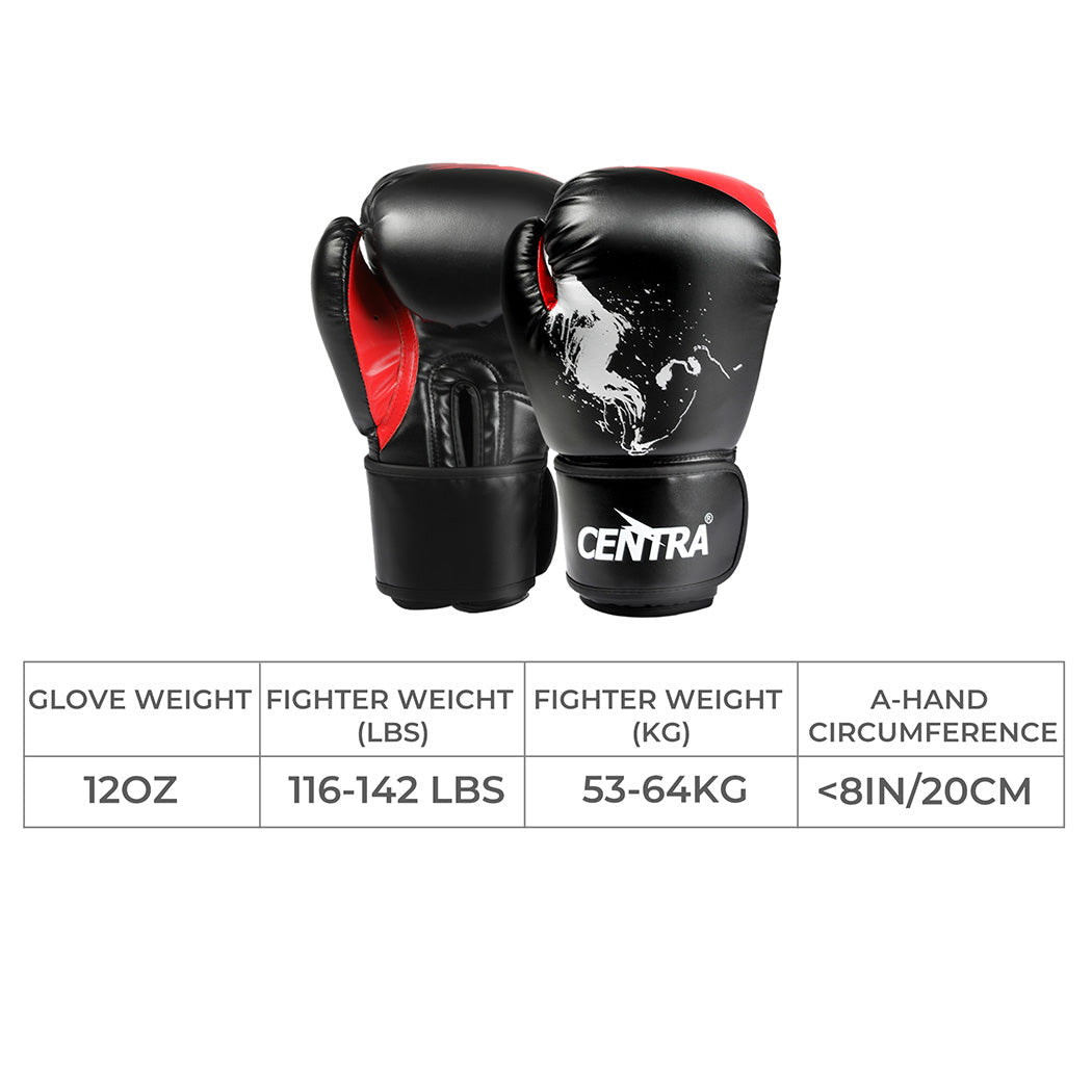Centra Boxing Gloves Training Mitts Sparring Muay Thai 12Oz For Men And Women