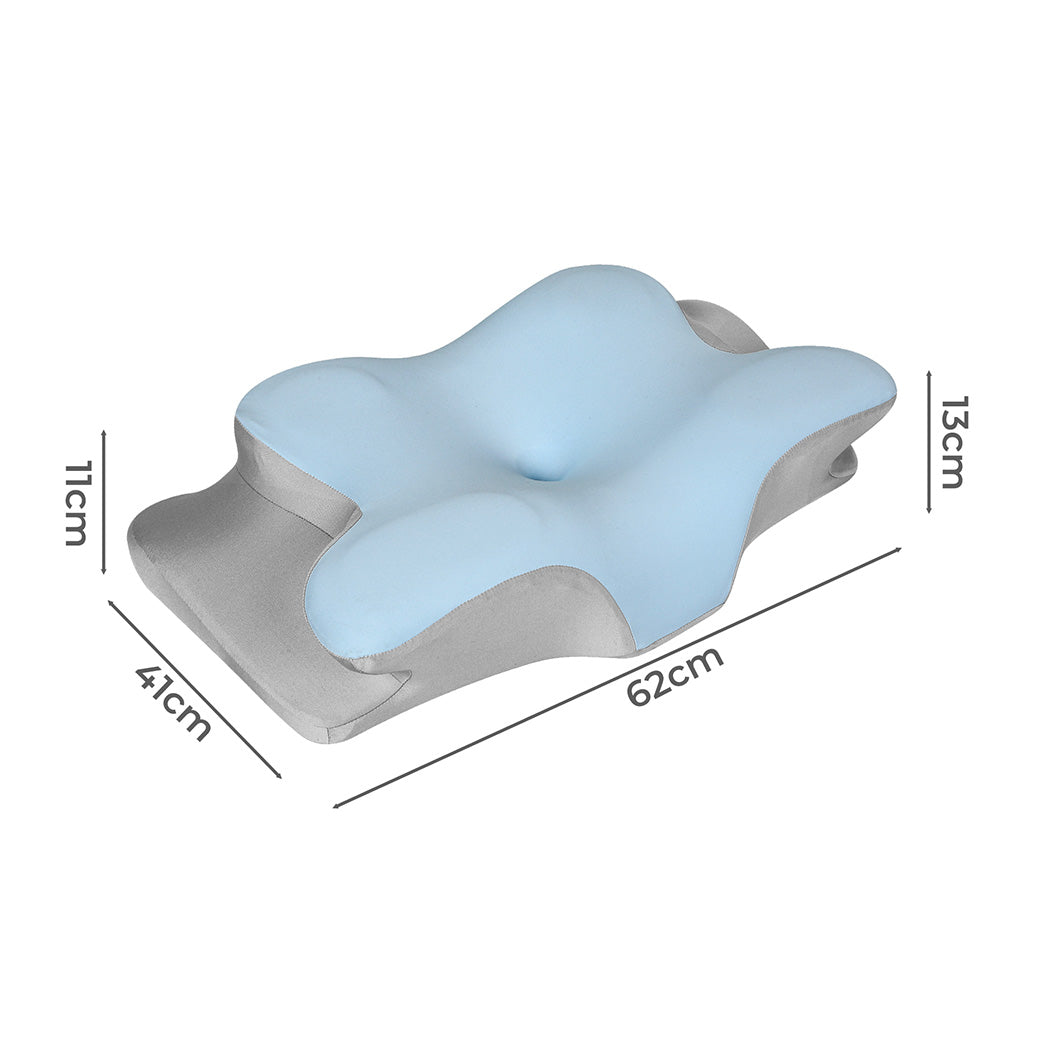Dreamz Contour Memory Foam Pillow For Pain Relief