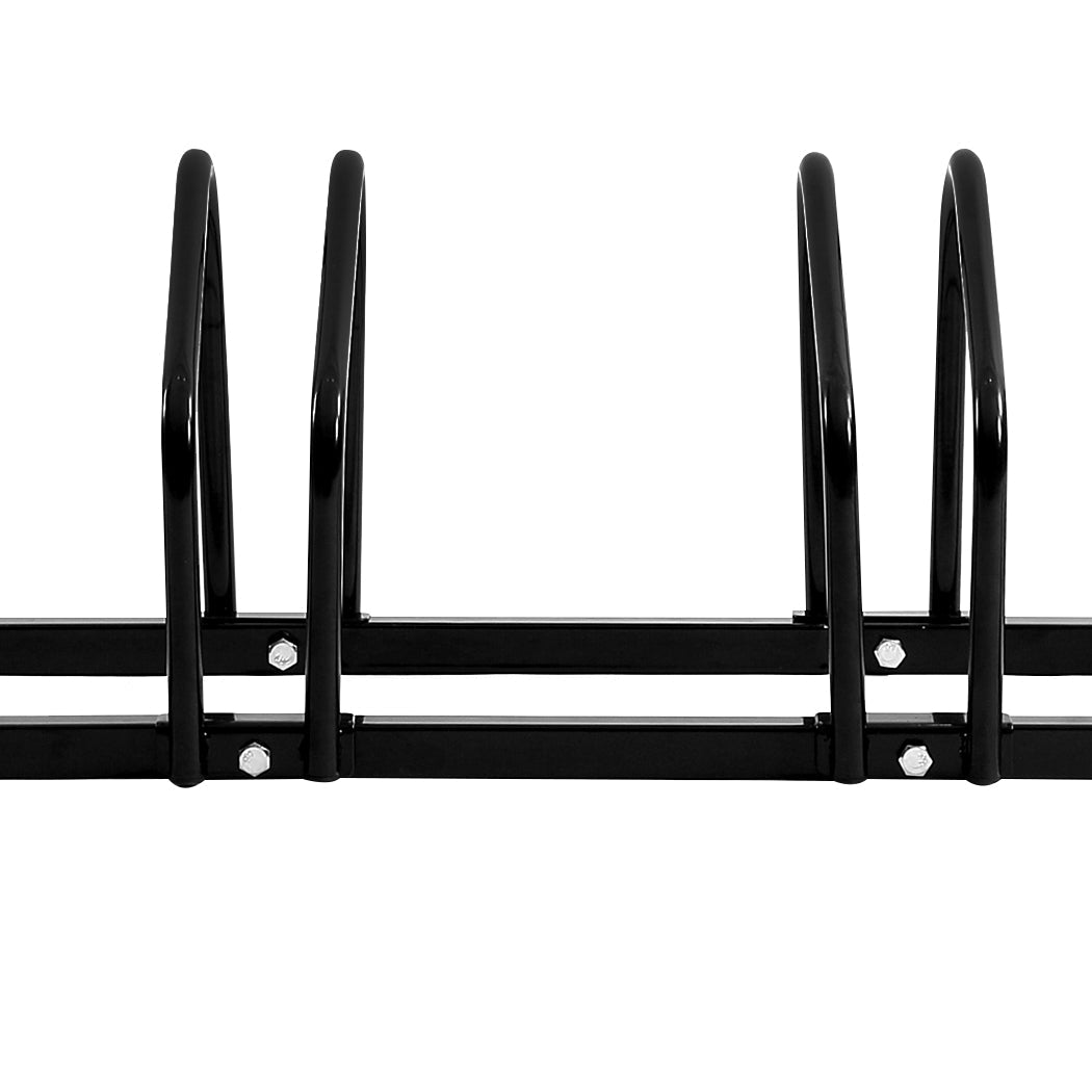 6 Bikes Stand Bicycle Rack Floor